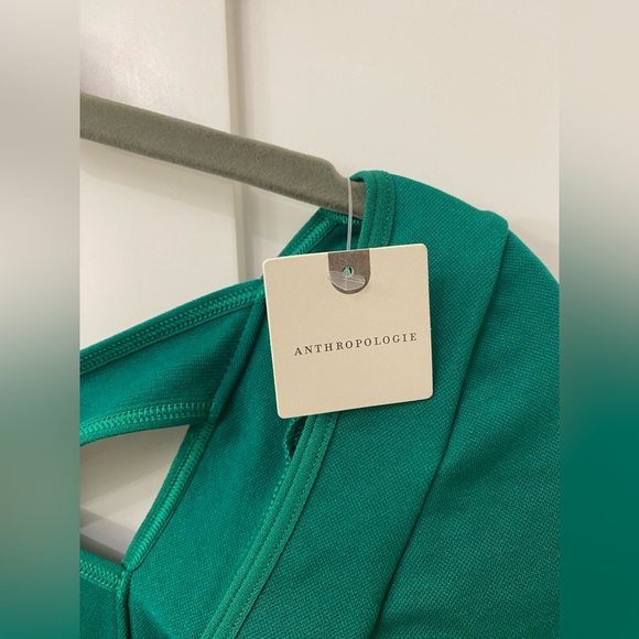 Anthropologie Emerald Green The Viv
Long-Sleeve Bodysuit S/M - Picture 4 of 9